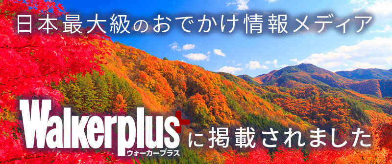 Ｗalkeplusの紅葉名所2024で五宝滝が紹介されました!